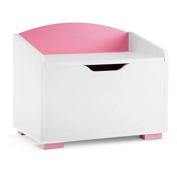 Children's storage container PABIS 50x60 cm λευκό/ροζ