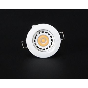 Deko-Light 120017 - Χωνευτό φωτιστικό RUND 1xGU5,3-MR16/35W/12V λευκό