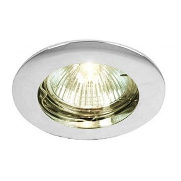 Deko-Light 120018 - Χωνευτό φωτιστικό RUND 1xGU5,3-MR16/35W/12V γυαλιστερό χρώμιο