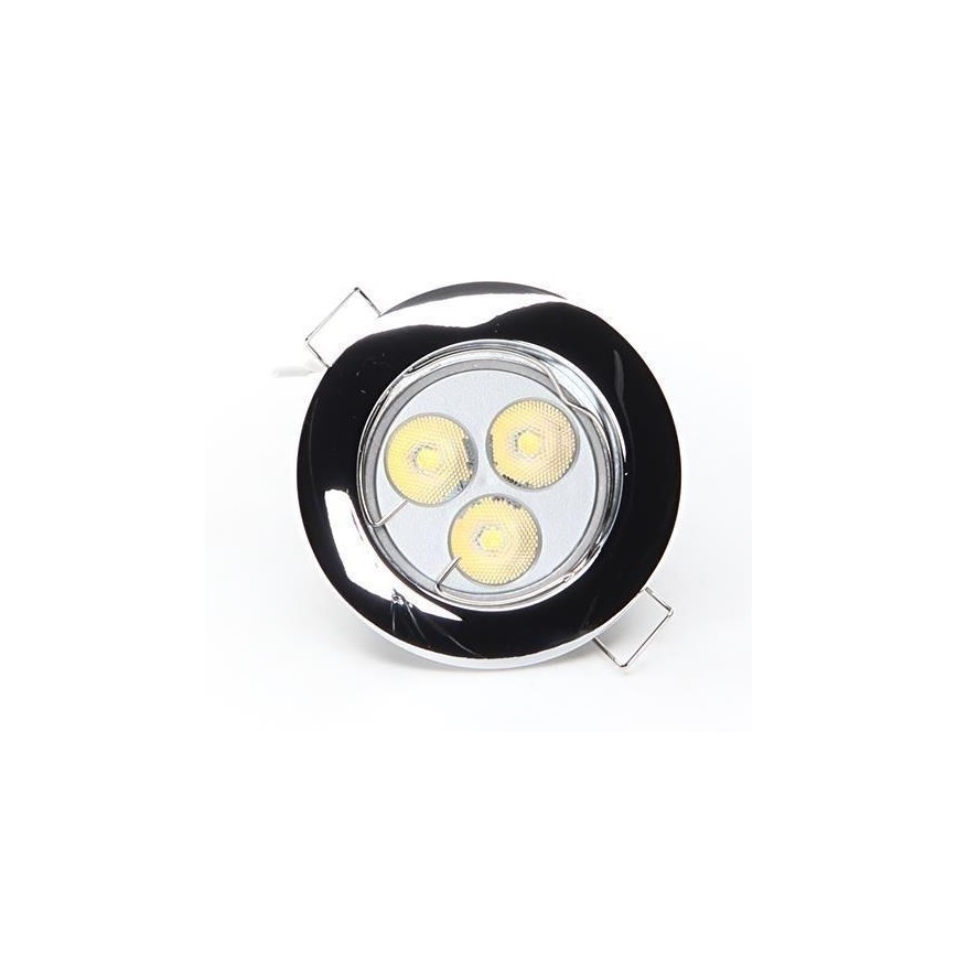 Deko-Light 120018 - Χωνευτό φωτιστικό RUND 1xGU5,3-MR16/35W/12V γυαλιστερό χρώμιο