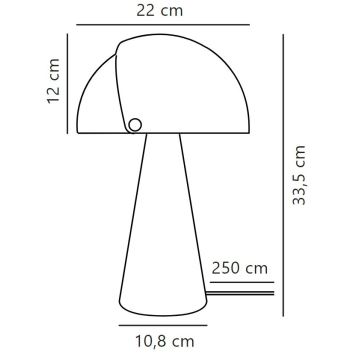 DFTP by Nordlux - Eπιτραπέζια λάμπα ALIGN 1xE27/25W/230V λευκό