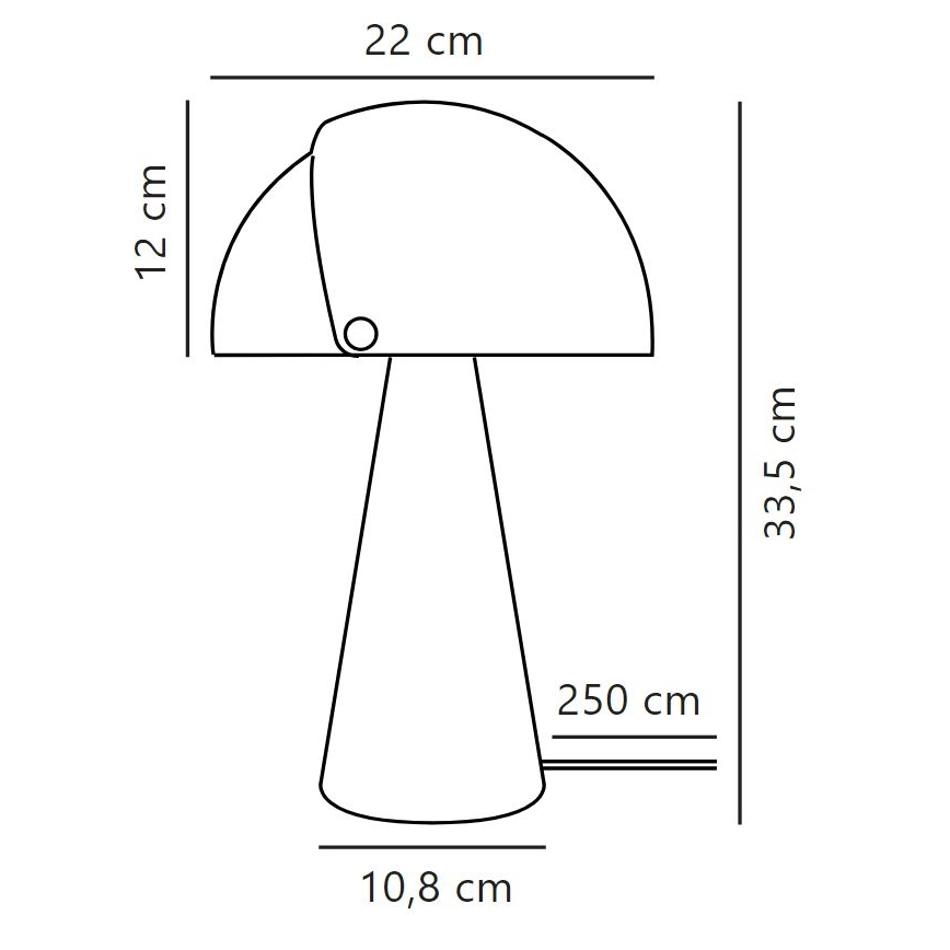 DFTP by Nordlux - Eπιτραπέζια λάμπα ALIGN 1xE27/25W/230V λευκό