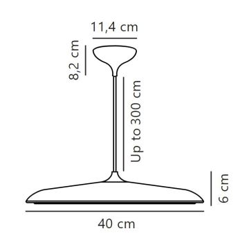 DFTP by Nordlux - Led Dimmable κρεμαστό φωτιστικό οροφής ARTIST LED/24W/230V διάμετρος 40 cm χαλκός