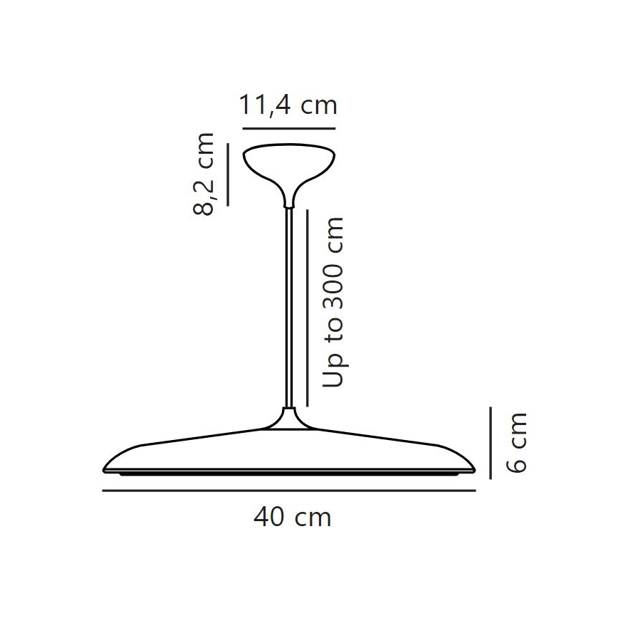 DFTP by Nordlux - Led Dimmable κρεμαστό φωτιστικό οροφής ARTIST LED/24W/230V διάμετρος 40 cm χαλκός