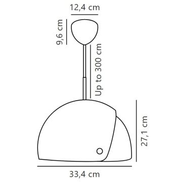 DFTP by Nordlux - Κρεμαστό φωτιστικό οροφής ALIGN 1xE27/15W/230V μαύρο