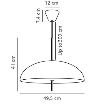 DFTP by Nordlux - Κρεμαστό φωτιστικό οροφής VERSALE 2xE27/15W/230V λευκό