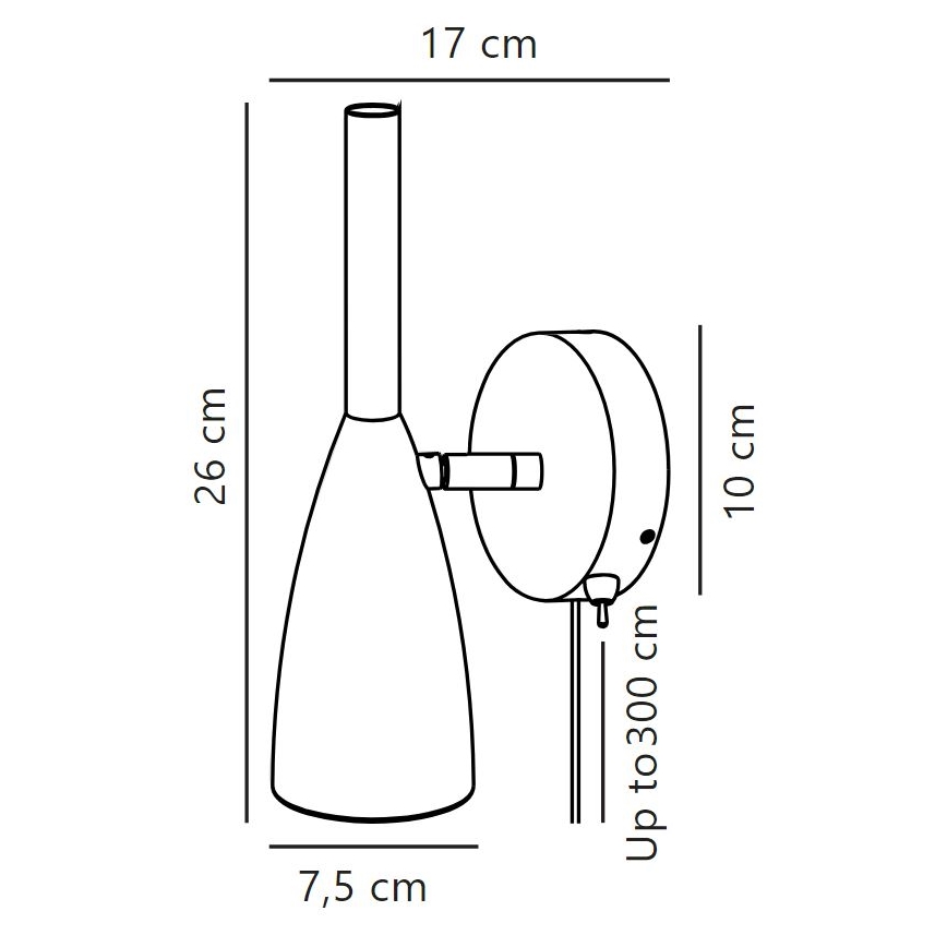 DFTP by Nordlux - Προβολέας τοίχου PURE 1xGU10/8W/230V γκρι