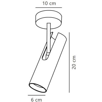 DFTP by Nordlux - Φωτιστικό σποτ MIB 1xGU10/8W/230V λευκό