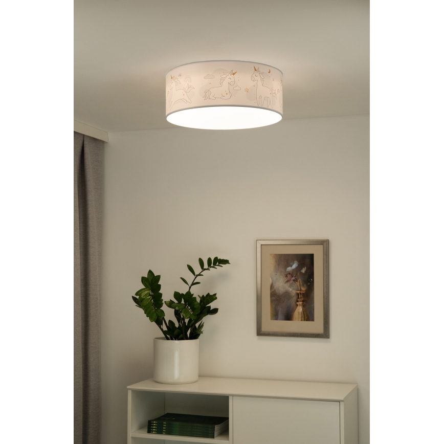 Duolla - Παιδικό φωτιστικό οροφής LED CORTINA LED/26W/230V διάμετρος 40 cm 4000K