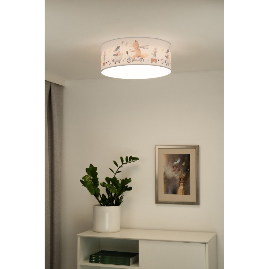 Duolla - Παιδικό φωτιστικό οροφής LED CORTINA LED/26W/230V διάμετρος 40 cm 4000K