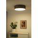Duolla - Φωτιστικό οροφής LED CORTINA LED/26W/230V διάμετρος 45 cm καφέ