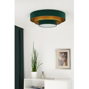 Duolla - Φωτιστικό οροφής LED LUNETA LED/26W/230V διάμετρος 60 cm 4000K πράσινο/χρυσαφί