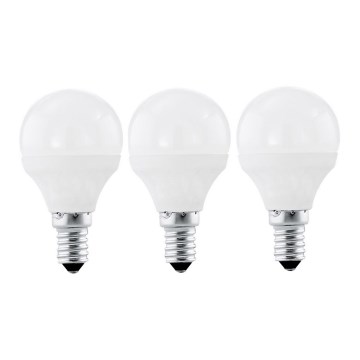 Eglo 10698 - ΣΕΤ 3x Λαμπτήρας LED E14/4W/230V 320lm