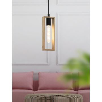 Eglo - Κρεμαστό φωτιστικό οροφής 1xE27/60W/230V - FSC πιστοποιημένο