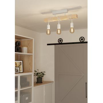 Eglo - Πλαφονιέρα οροφής 3xE27/60W/230V - FSC πιστοποιημένο