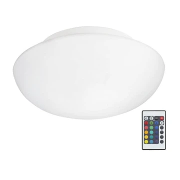 Eglo 75352 - LED RGB Dimming φωτιστικό οροφής ELLA-C 2xE27/7,5W/230V + τηλεχειριστήριο