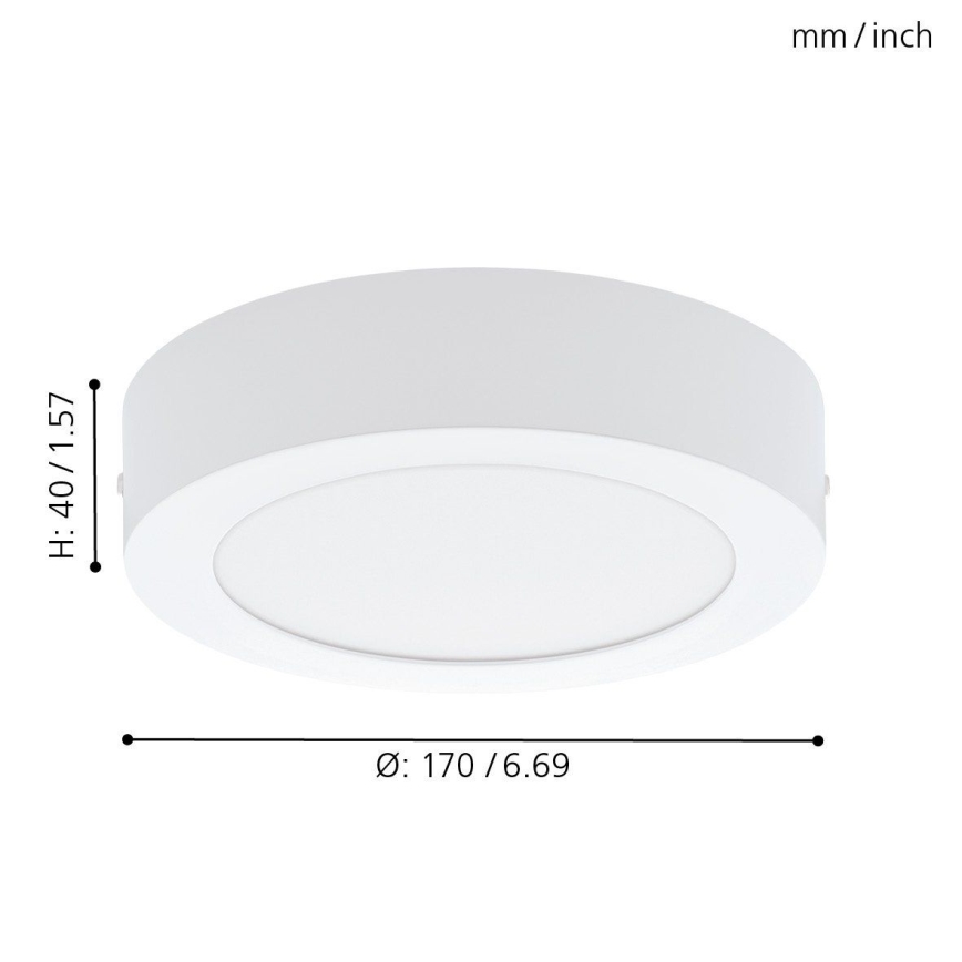 Eglo 78198 - Φωτιστικό οροφής LED FUEVA LED/10,9W/230V