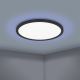 Eglo - LED RGBW Dimmable φωτιστικό οροφής LED/14,6W/230V μαύρο ZigBee