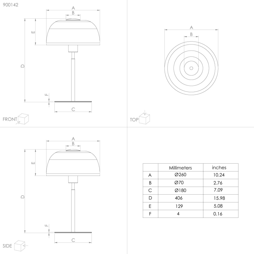 Eglo - Επιτραπέζια λάμπα 1xE27/40W/230V μαύρο/λευκό