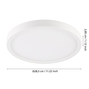 Eglo - LED Φωτιστικό οροφής μπάνιου LED/20,5W/230V IP44 λευκό