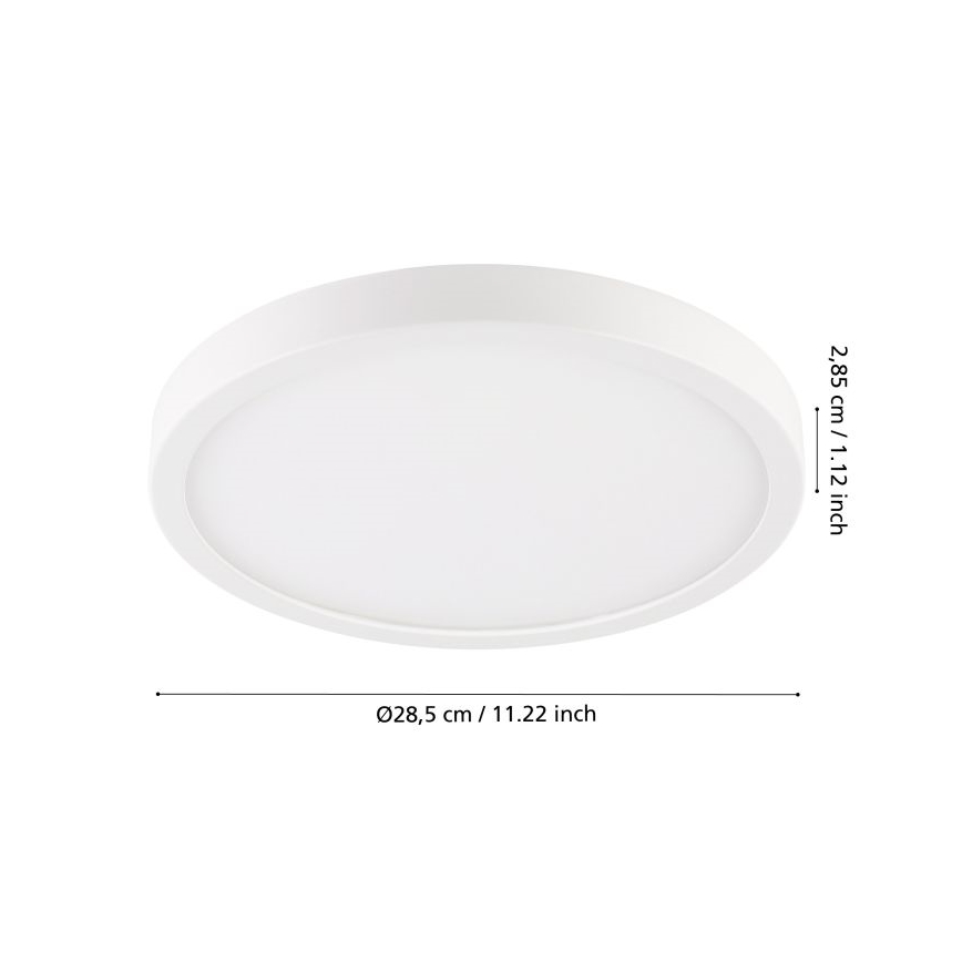 Eglo - LED Φωτιστικό οροφής μπάνιου LED/20,5W/230V IP44 λευκό