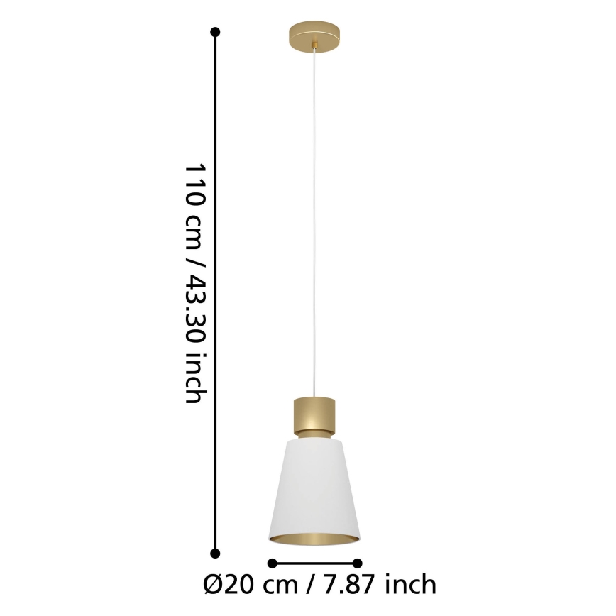 Eglo - Κρεμαστό φωτιστικό οροφής 1xE27/40W/230V