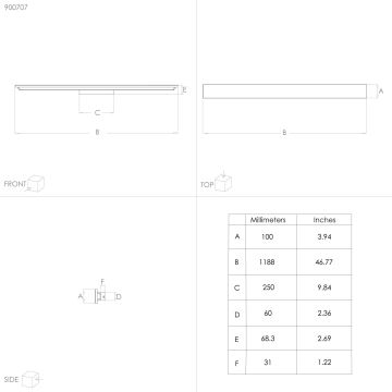 Eglo - Φωτιστικό οροφής LED LED/20,5W/230V 4000K 118,7 cm