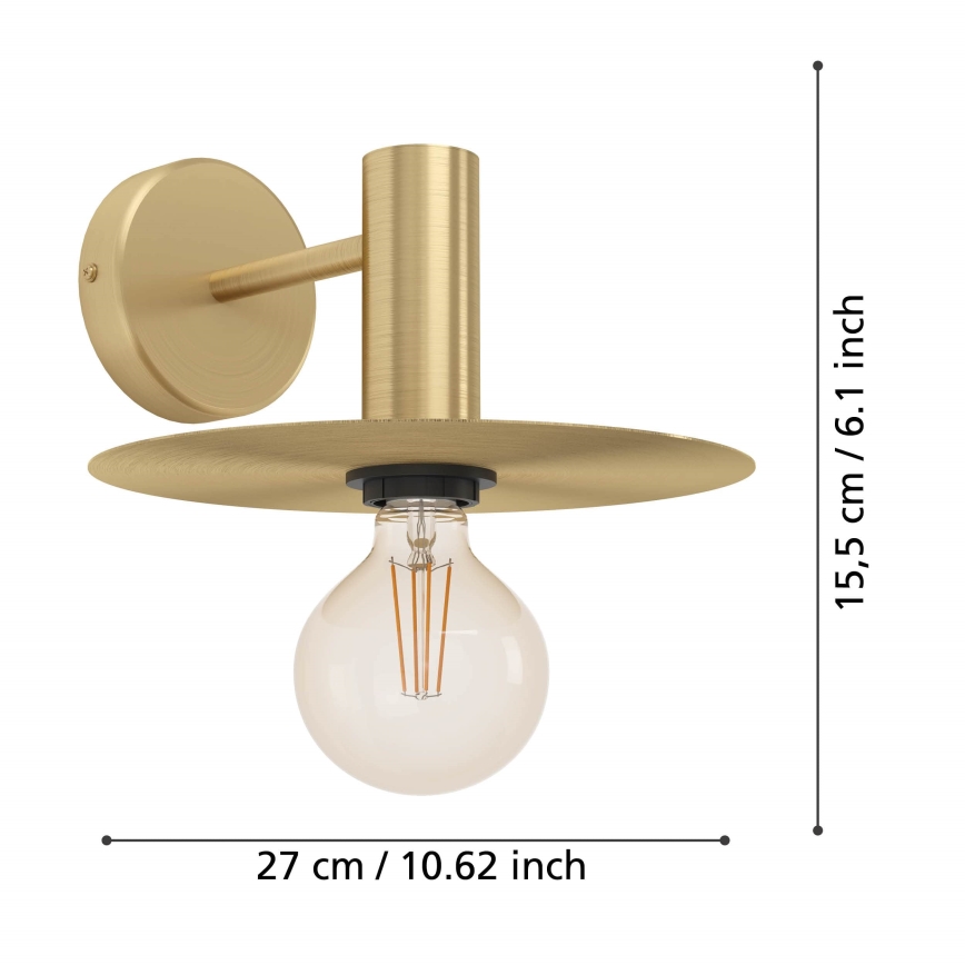 Eglo - Φωτιστικό τοίχου 1xE27/40W/230V