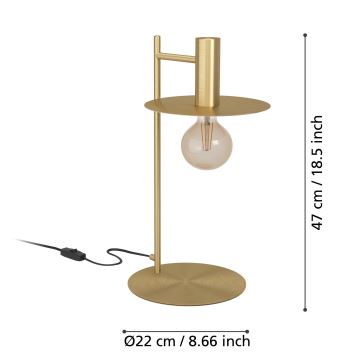 Eglo - Eπιτραπέζια λάμπα 1xE27/40W/230V