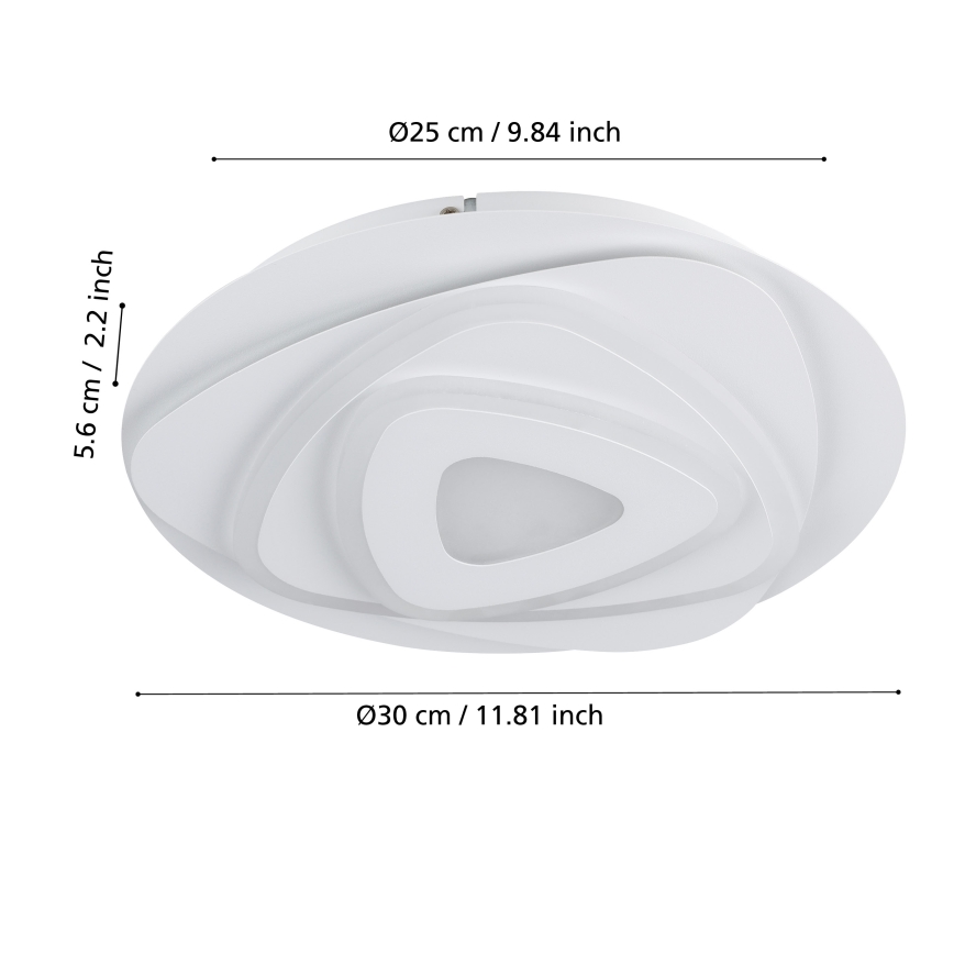 Eglo - Φωτιστικό οροφής LED LED/14,7W/230V διάμετρος 30 cm