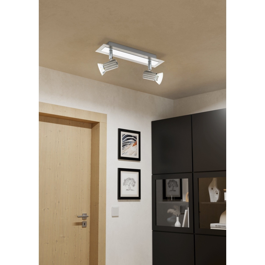 EGLO - Φως οροφής τοίχου 2xGU10/LED/3W
