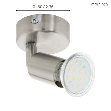 Eglo - Φως σποτ LED - LED 1xGU10/2,5/230V