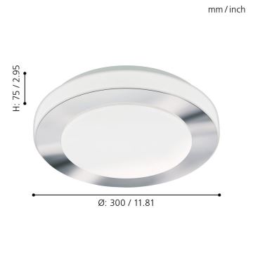Eglo - Φως μπάνιου LED LED 1xLED/11W/230V IP44