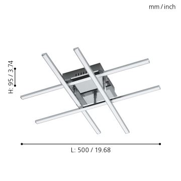 Eglo - Φως οροφής LED 1 LED/24W/230V