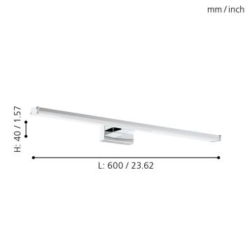 Eglo - Φωτιστικό μπάνιου LED LED/11W/230V 4000K 60 cm IP44