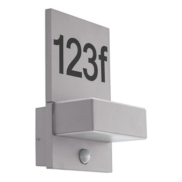 Eglo 97127 - Αριθμός οικίας LED με αισθητήρα ARDIANO 2xLED/5,6W/230V IP44