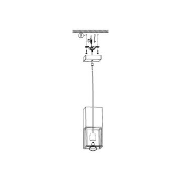 Eglo - Πολύφωτο LED σε σχοινί 1xGU10/5W/230V