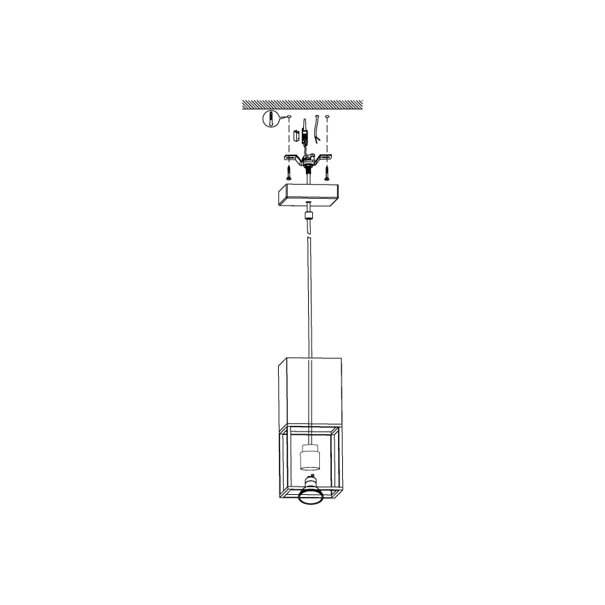 Eglo - Πολύφωτο LED σε σχοινί 1xGU10/5W/230V