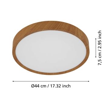 Eglo - Φως οροφής LED LED/33,5W/230V