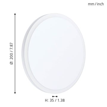 Eglo - Φως οροφής LED LED/8,6W/230V