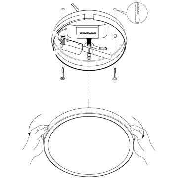 Eglo - Φως οροφής LED LED/8,6W/230V