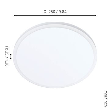 Eglo - Φως οροφής LED LED/11,4W/230V