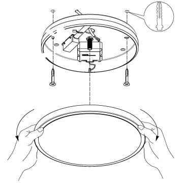 Eglo - Φως οροφής LED LED/11,4W/230V