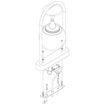 Eglo - Λάμπα εξωτερικού χώρου 1xE27/28W/230V IP44