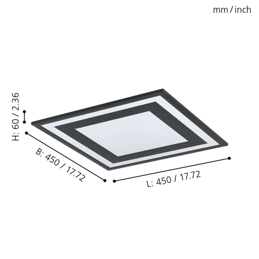 Eglo - Φως οροφής LED LED/24W/230V