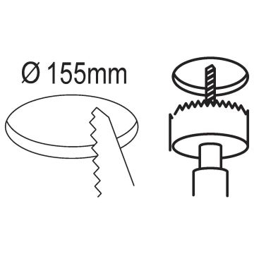 Eglo - Κρεμαστό φως οροφής μπάνιου LED LED/10,5W/230V IP44