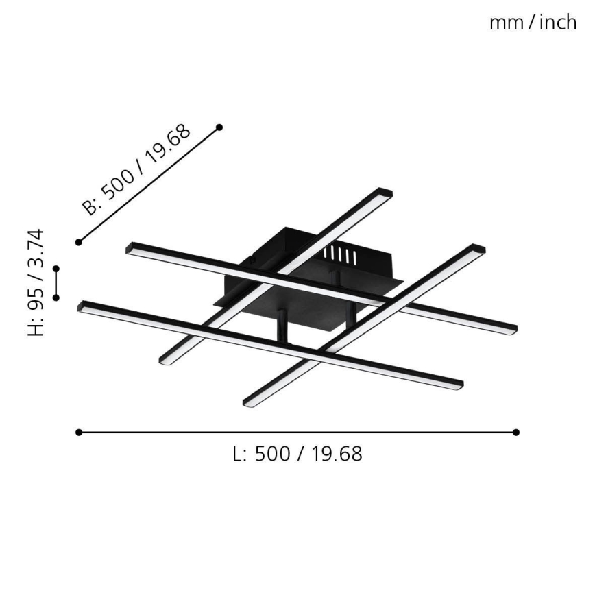 Eglo - Φως οροφής LED LED/5,2W/230V