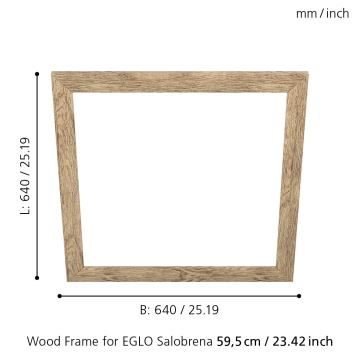 Eglo - Πλαίσιο για φωτιστικό 640x640 mm
