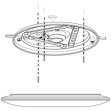 Eglo - LED Φωτιστικό οροφής LED/10W/230V