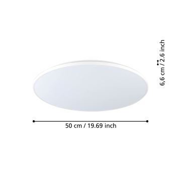 Eglo - LED Φωτιστικό οροφής LED/29W/230V δ. 50 cm